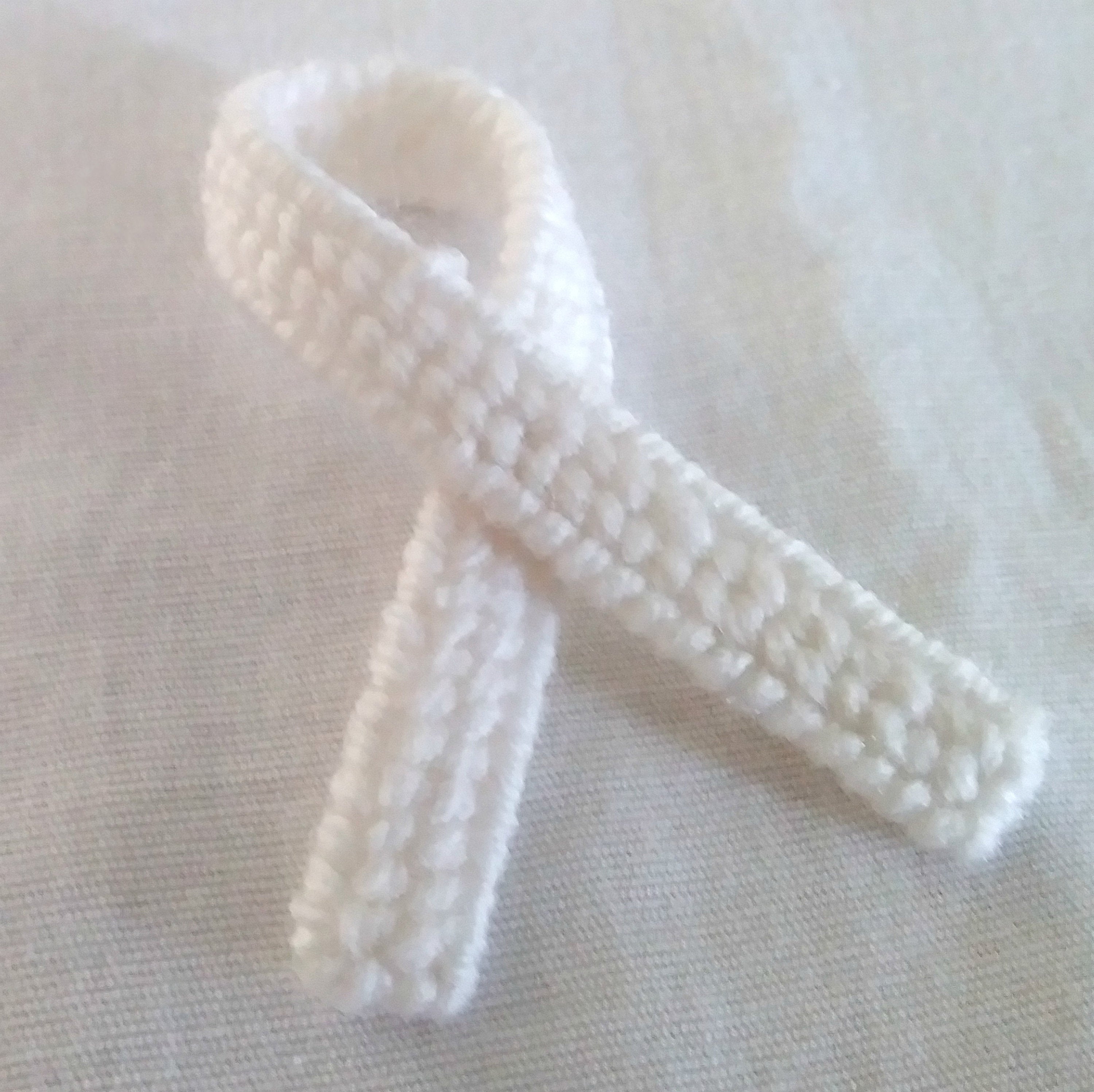 Cancer Awareness Ribbon Pins - Plastic Canvas Ribbons