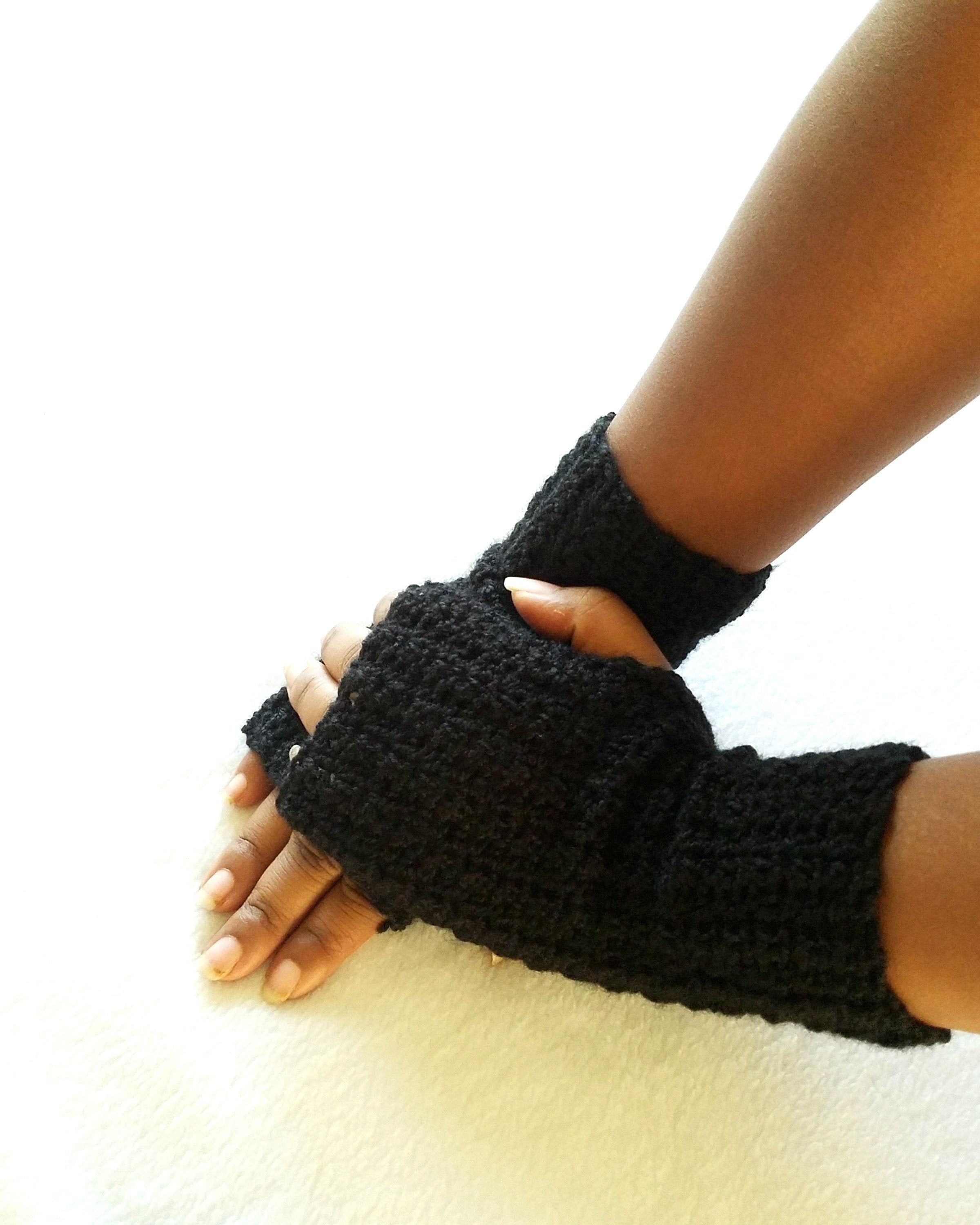 Crochet Fingerless Gloves - Crochet Wrist Warmers