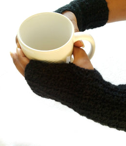 Crochet Fingerless Gloves - Crochet Wrist Warmers