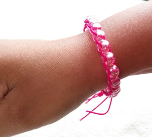 Best Friend Bracelet - Best Friend Jewelry - Pony Bead Bracelet - Bracelet for Women - VSCO Bracelet - Macrame Jewelry - Boho Bracelet