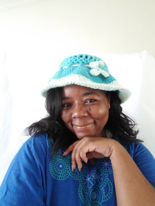 Bucket Hat - Drawstring Spring/Summer Floppy Sun Hat - Gift for Beach Lovers