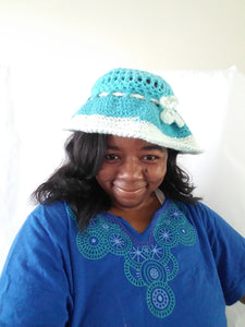 Bucket Hat - Drawstring Spring/Summer Floppy Sun Hat - Gift for Beach Lovers