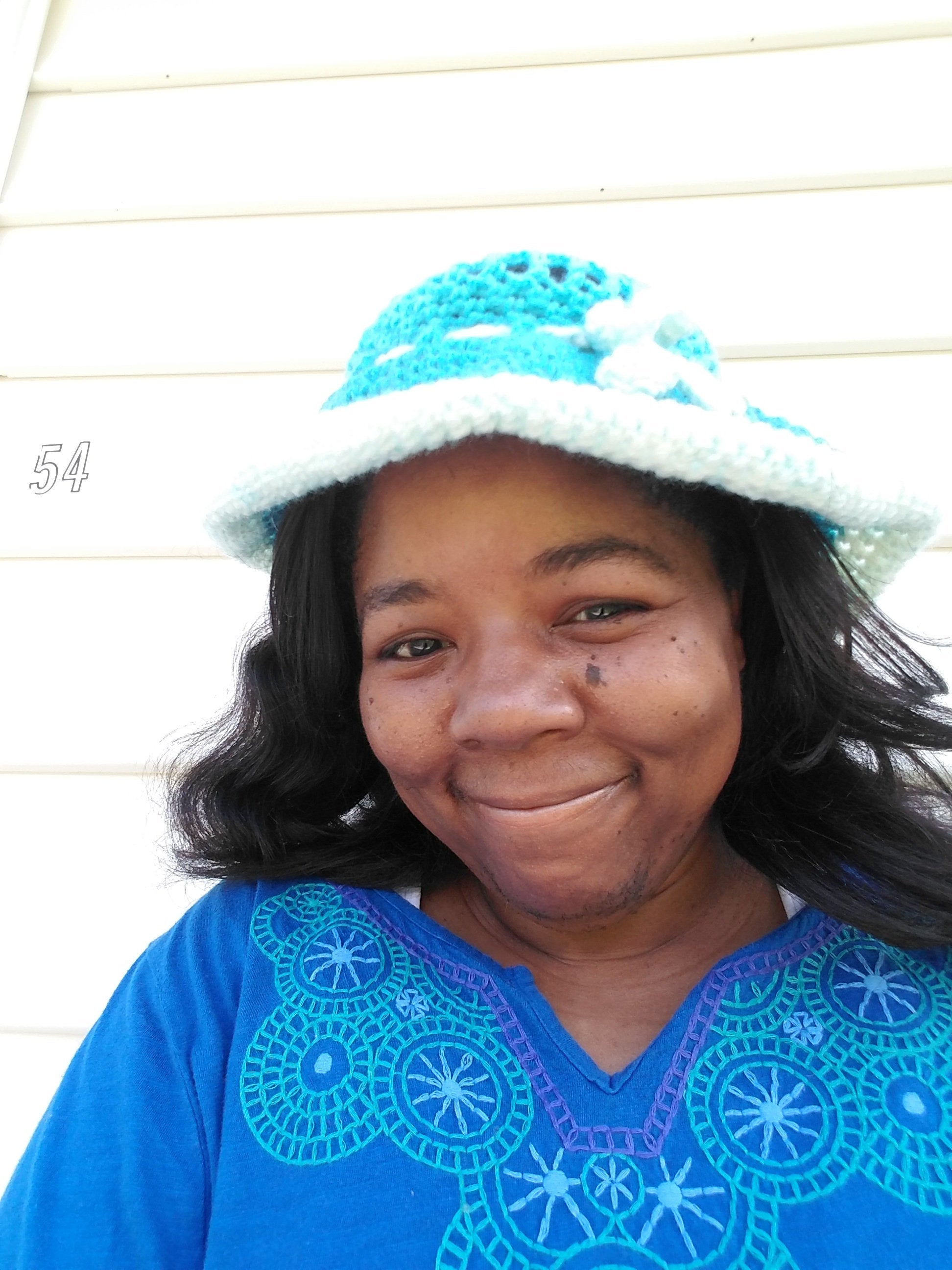 Bucket Hat - Drawstring Spring/Summer Floppy Sun Hat - Gift for Beach Lovers