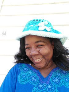 Bucket Hat - Drawstring Spring/Summer Floppy Sun Hat - Gift for Beach Lovers