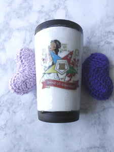 OES Stainless Steel Tumbler - White Glitter Tumbler - Organizational Cup - Order of the Eastern Star Paraphenalia