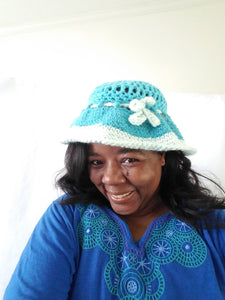 Bucket Hat - Drawstring Spring/Summer Floppy Sun Hat - Gift for Beach Lovers