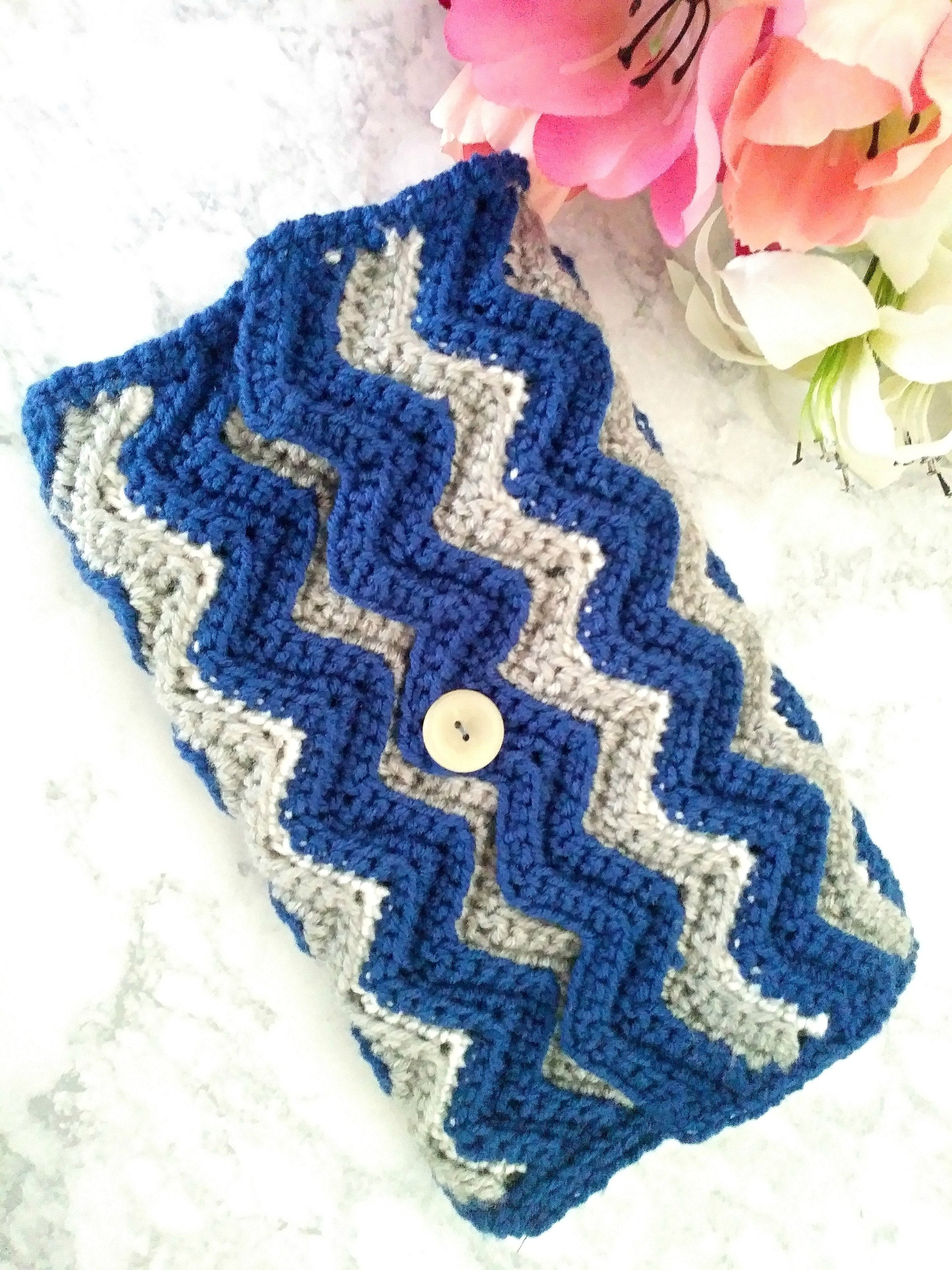 Crochet Bag - Crochet Purse -  Makeup Artist Supply Bag - 50th Birthday Gift for Women - Mothers Day Gifts - Womens Wallet Small